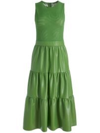 Alice Olivia Chara Midi Dress Green at Farfetch